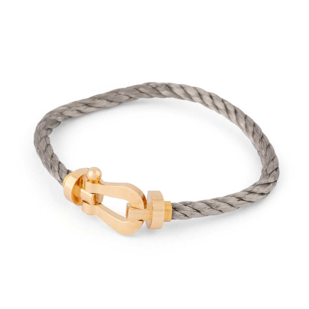 Fred Force 10 bracelet in gold and steel