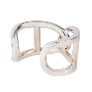 Bracelet jonc  en argent de la maison Hermès