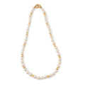 Collier perles Akoya et boule d'or fermoir menottes de la maison Dinh Van