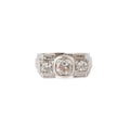 Art Deco platinum and diamond ring