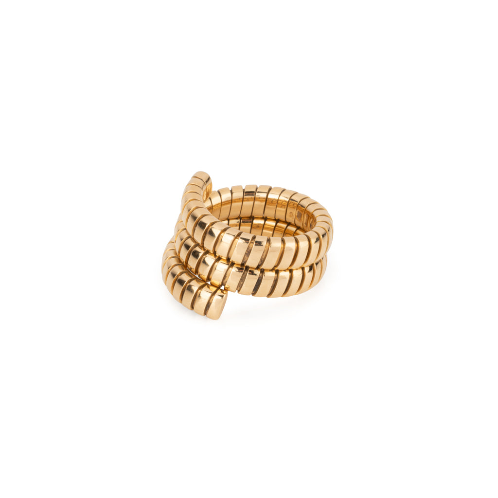 Bague Bvlgari Tubogas en or jaune