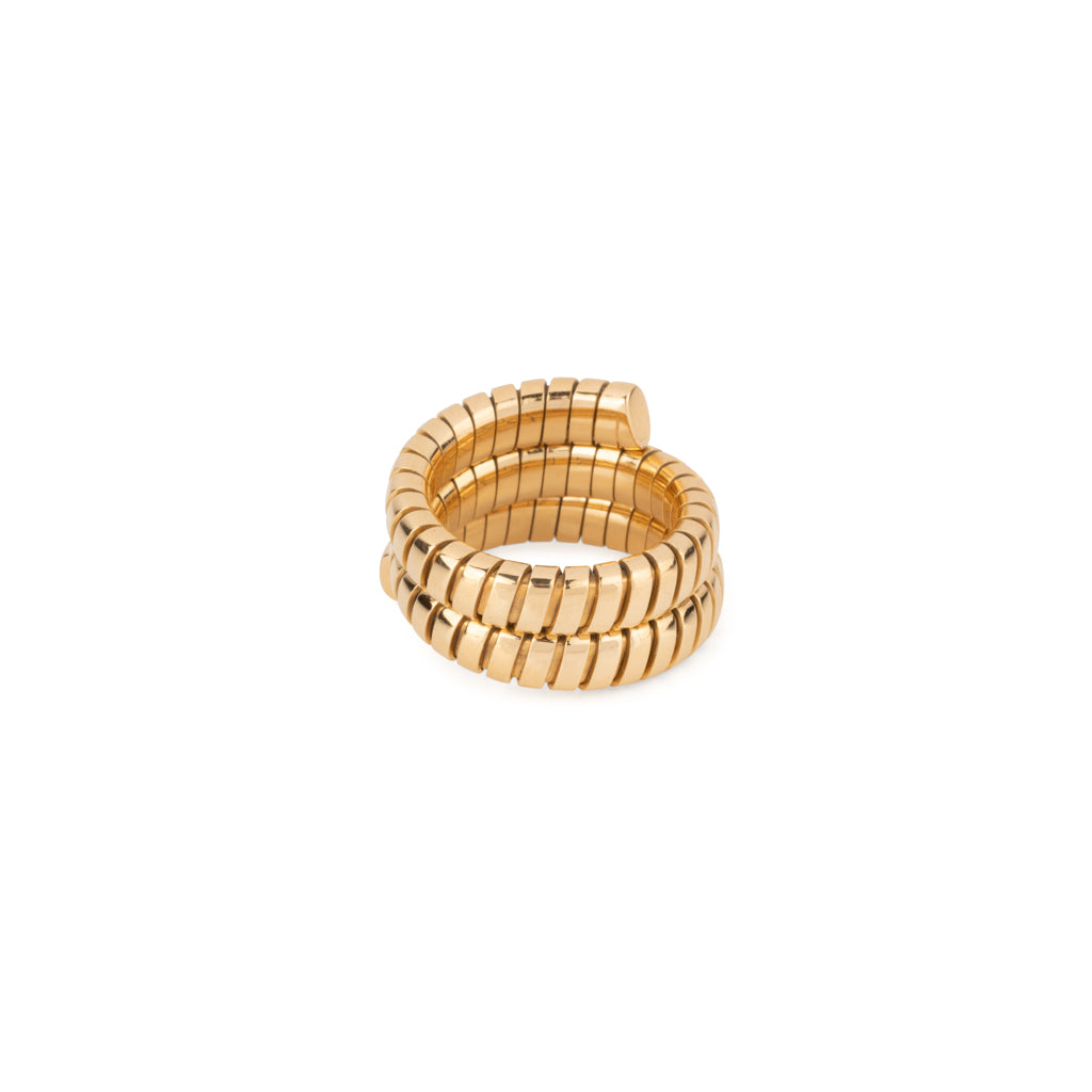 Bague Bvlgari Tubogas en or jaune