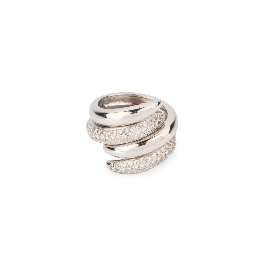 Bague de la maison Chaumet, collection Tango en diamant