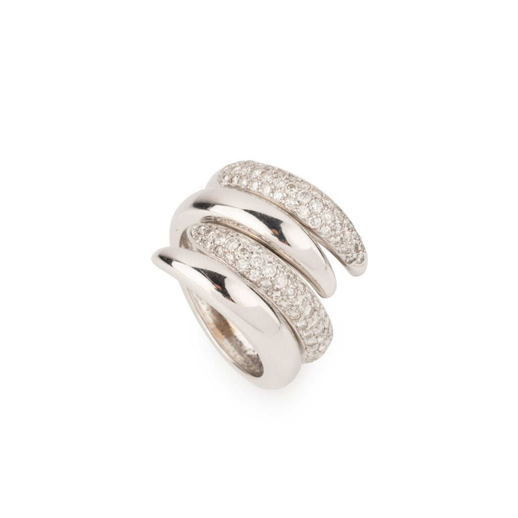 Bague de la maison Chaumet, collection Tango en diamant