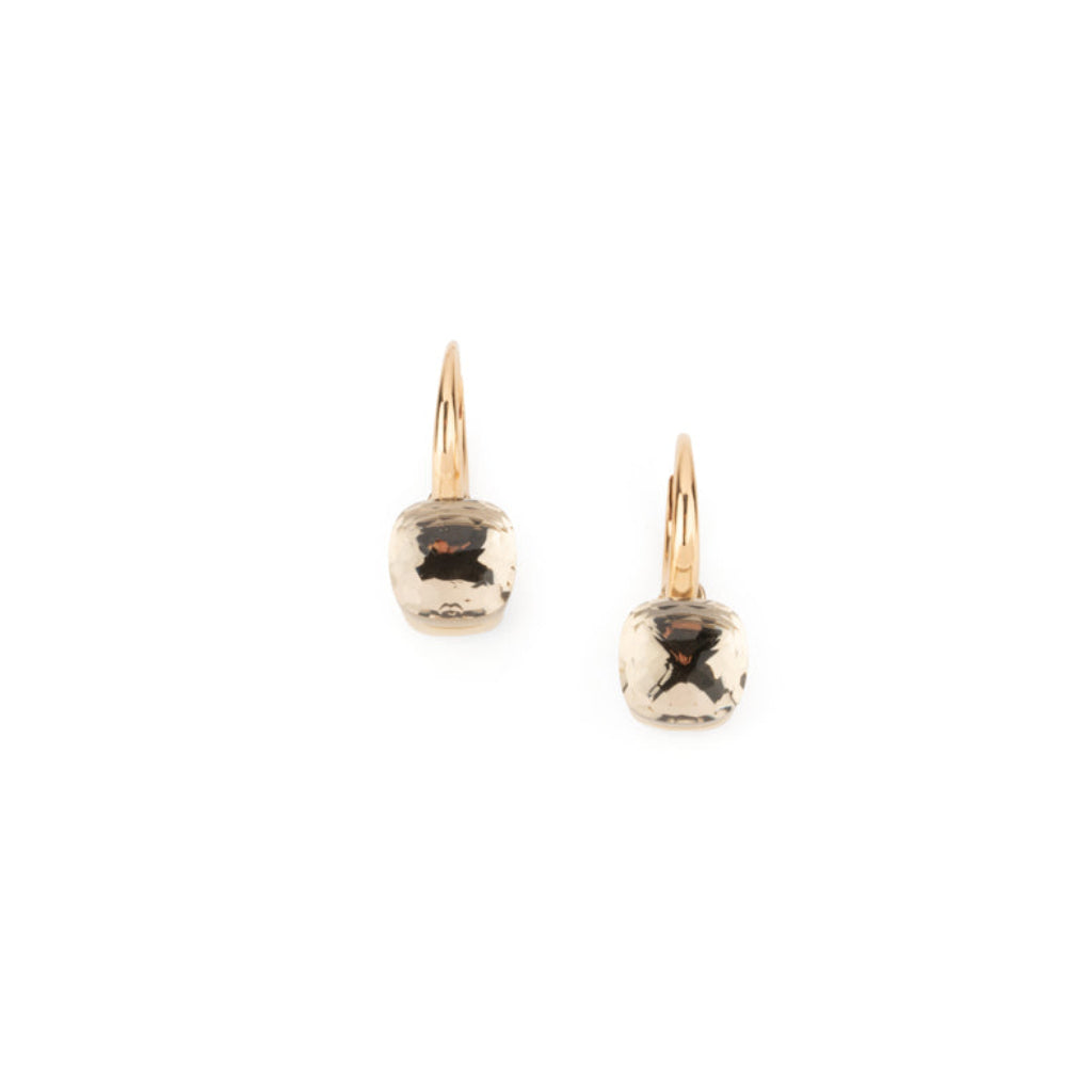 Boucles d'oreilles Pomellato Nudo en or rose et cristal de roche