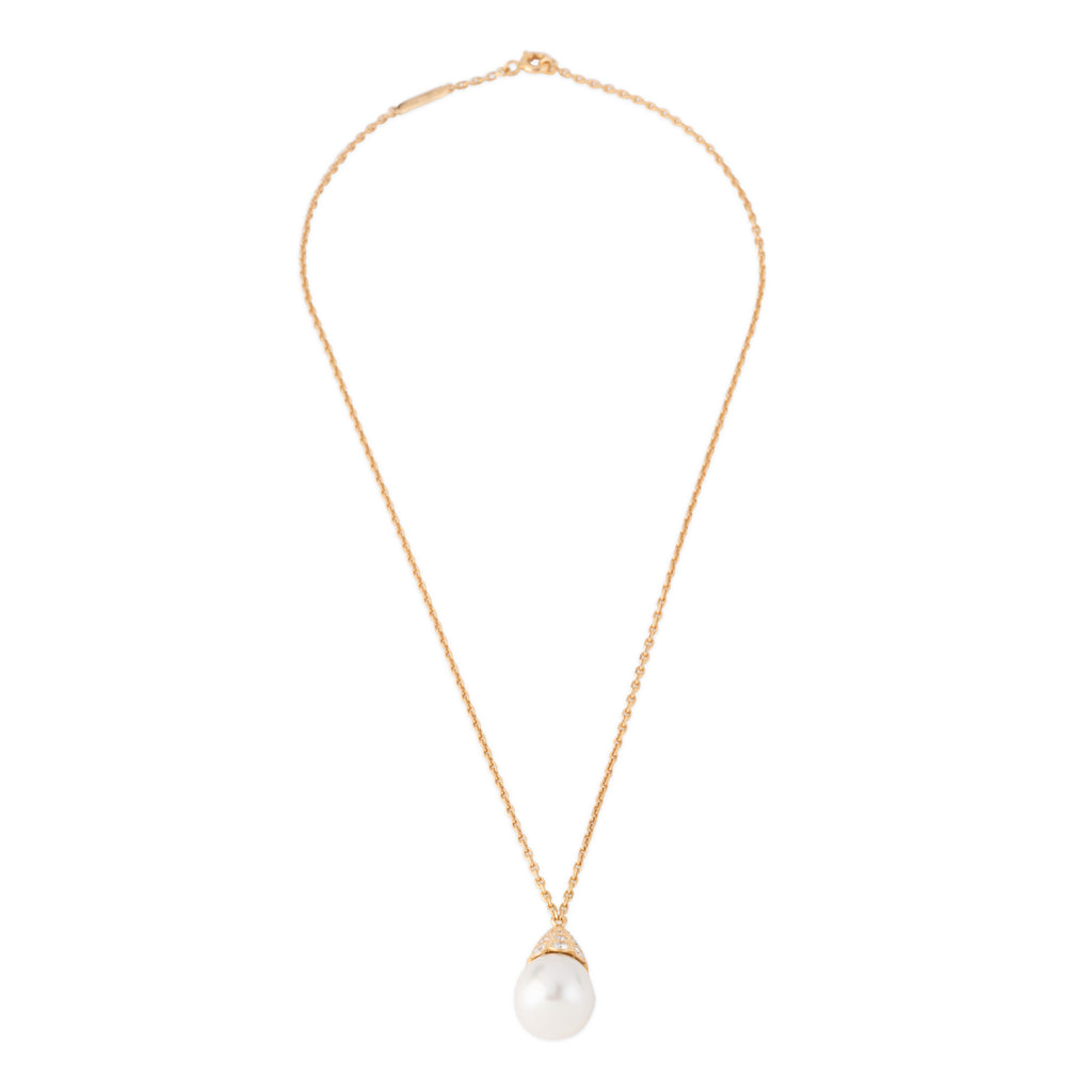 Collier Boucheron avec perle et diamants