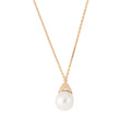 Collier Boucheron avec perle et diamants