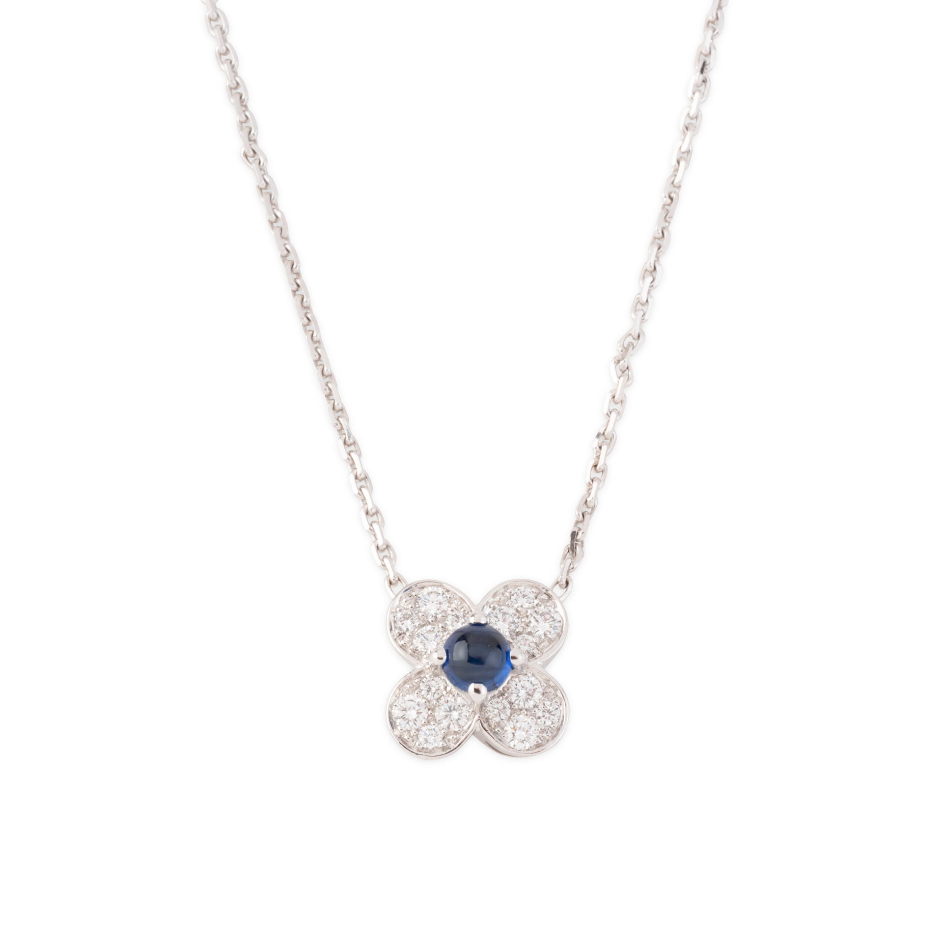 Collier Van Cleef & Arpels avec Saphir et diamants