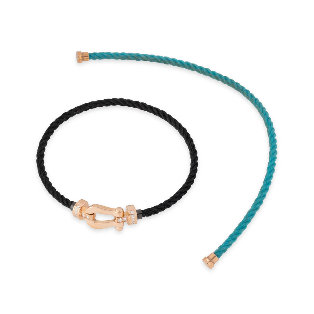 Force 10 pink bracelet and diamonds