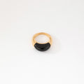 Cartier yellow gold and onyx ring
