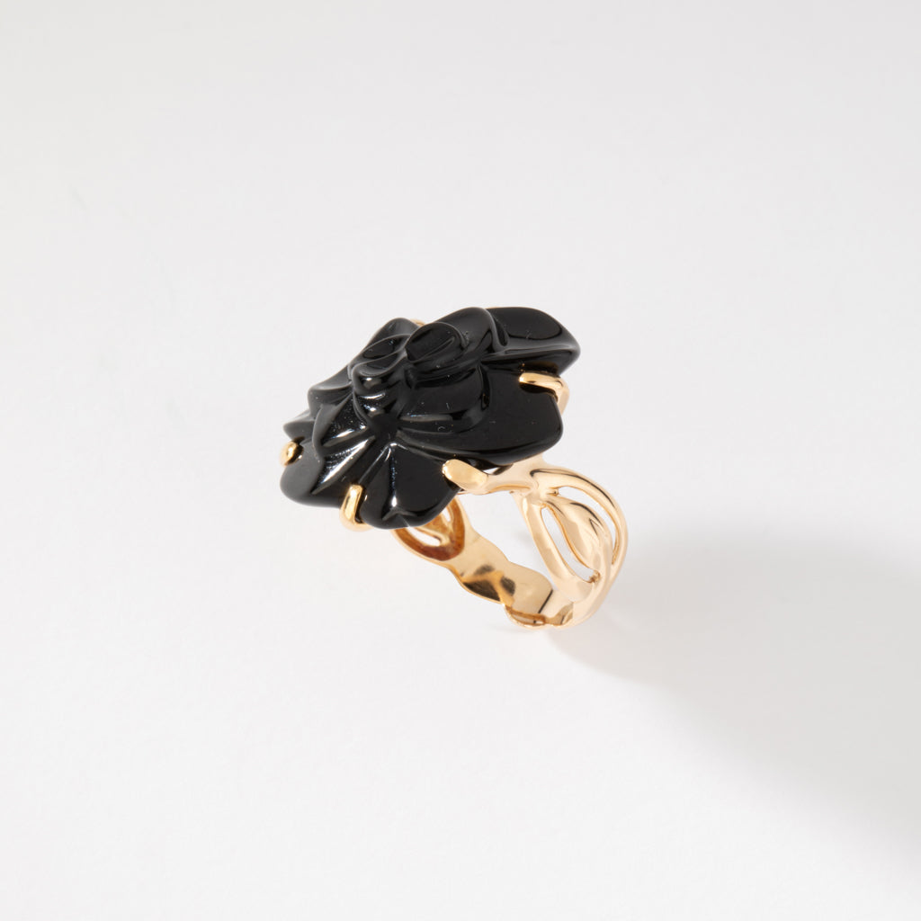 Chanel Yellow Gold Camelia Ring