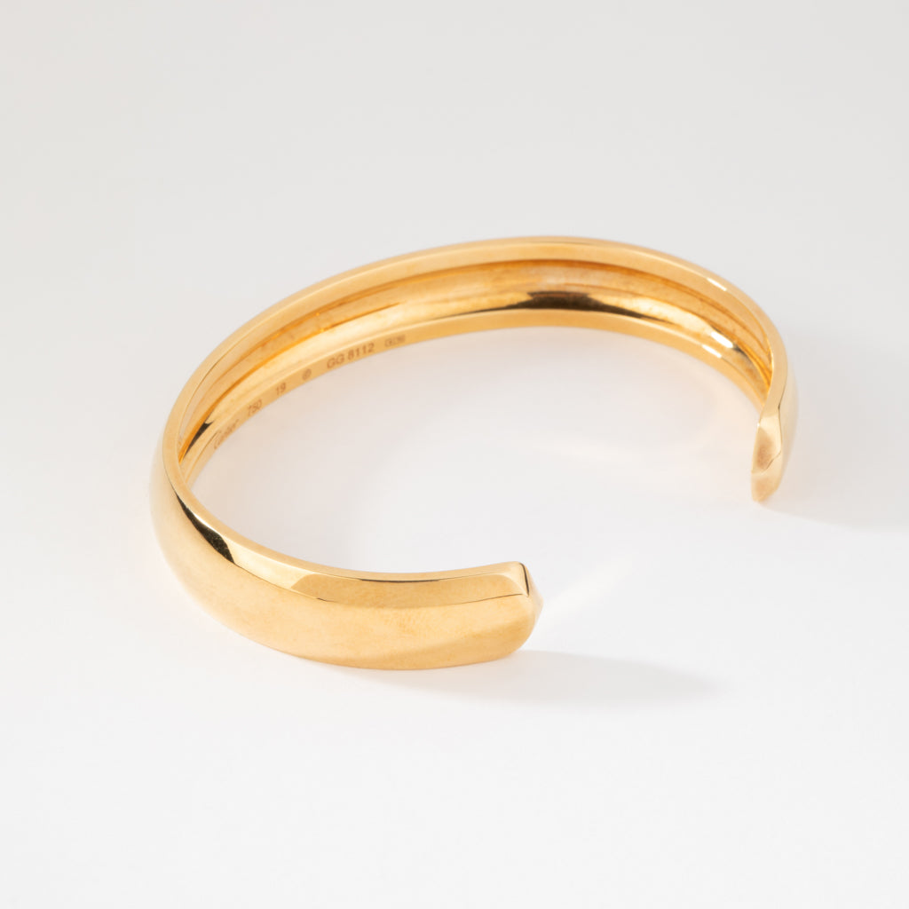 Bracelet jonc or jaune de la maison Cartier