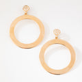 Paire de creole en or et diamant