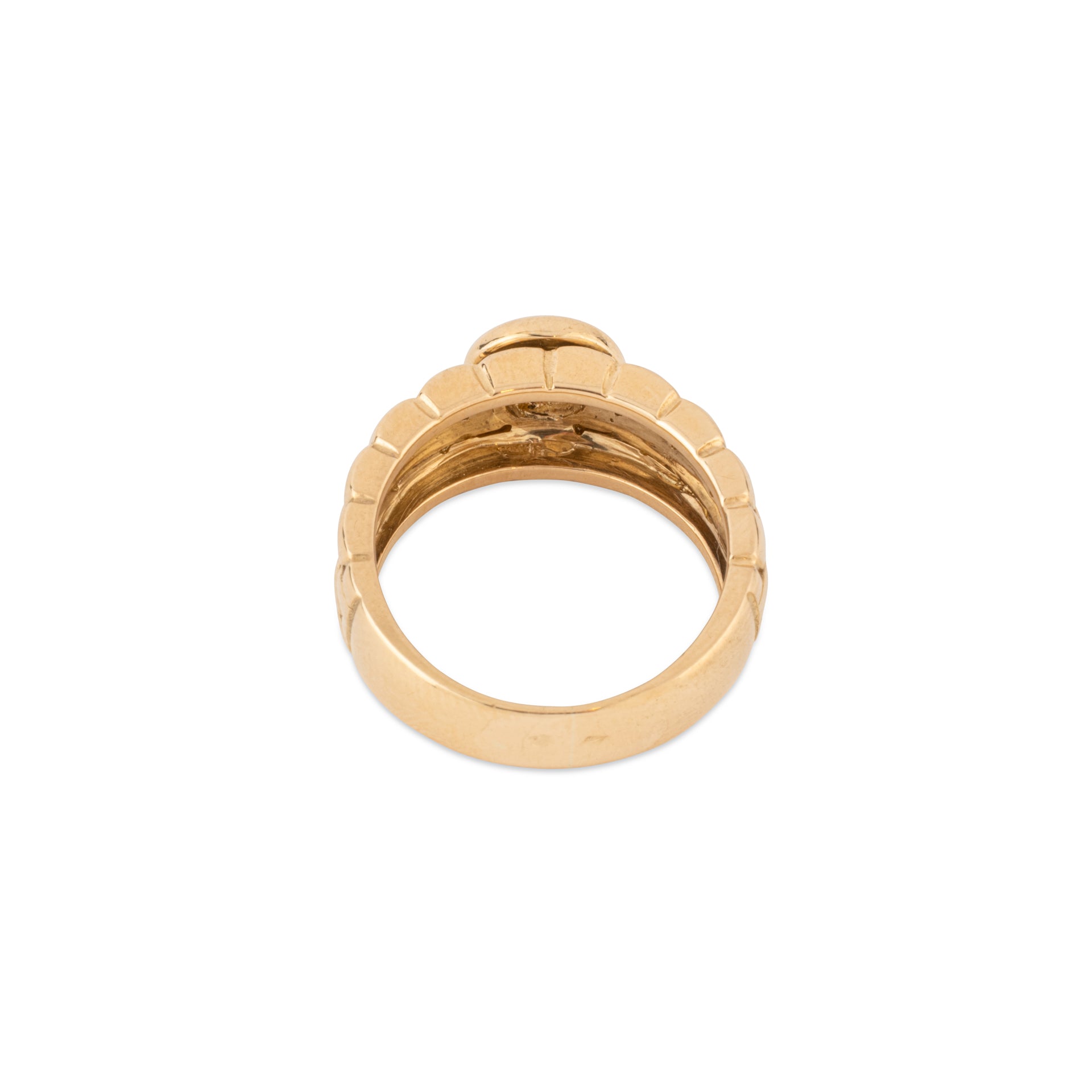 Bague solitaire Fred en or avec diamant