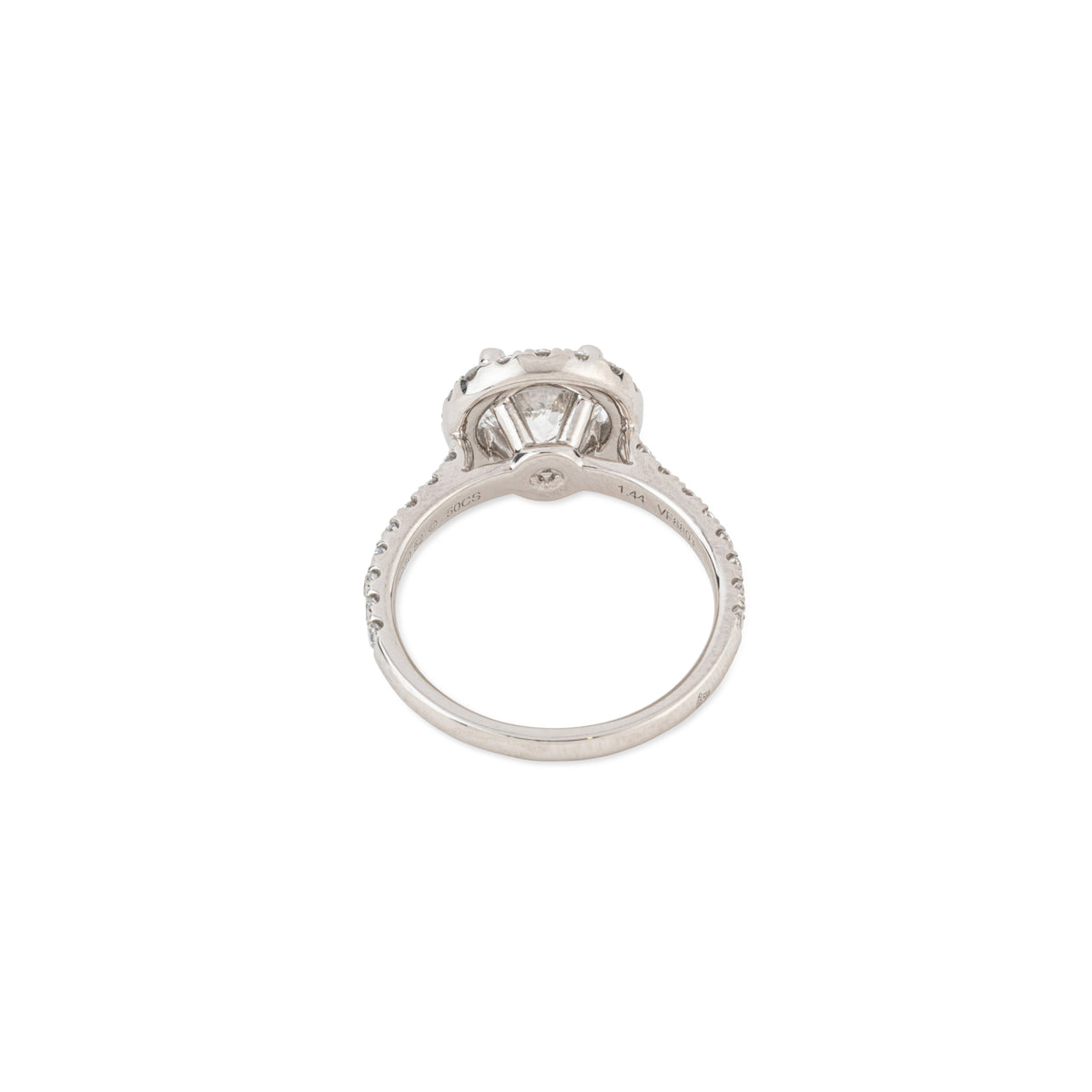 Bague solitaire "Destinée" de la maison Cartier en platine