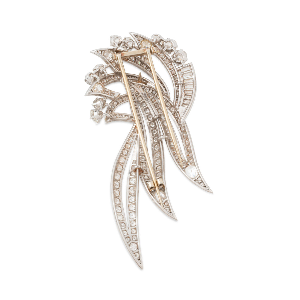 Broche en diamants des années 1960