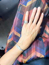 Charger l&#39;image dans la galerie, Bague or gris et diamant princesse

