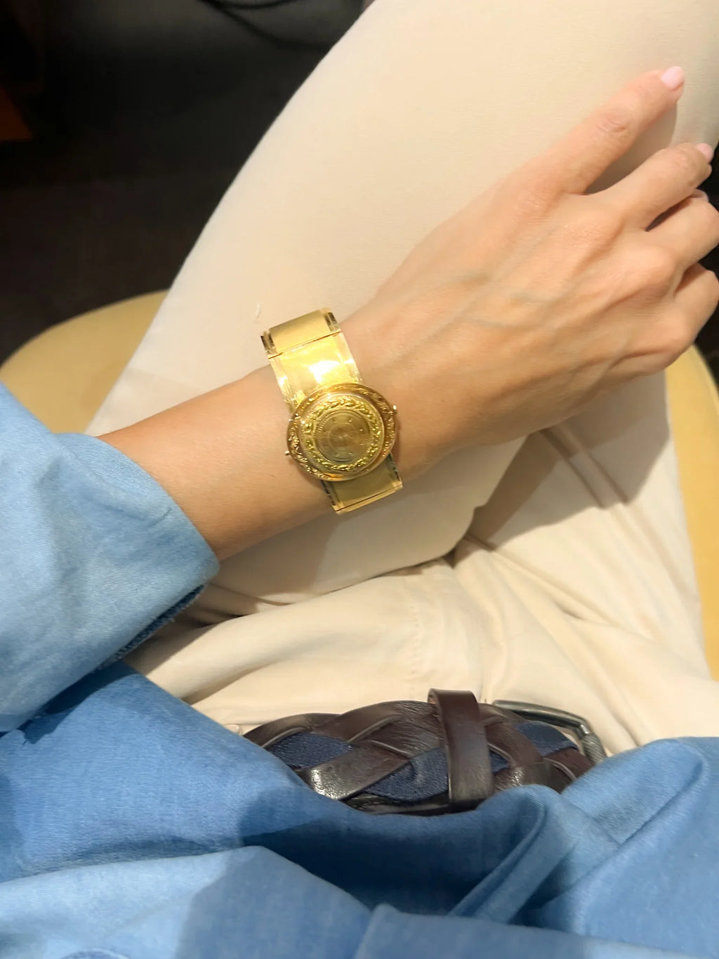 Napoleon III yellow gold bracelet