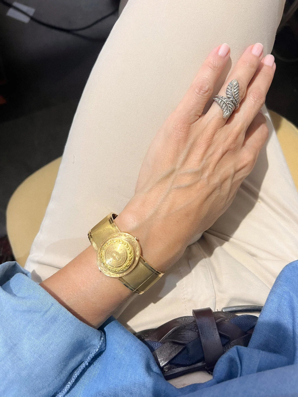 Napoleon III yellow gold bracelet