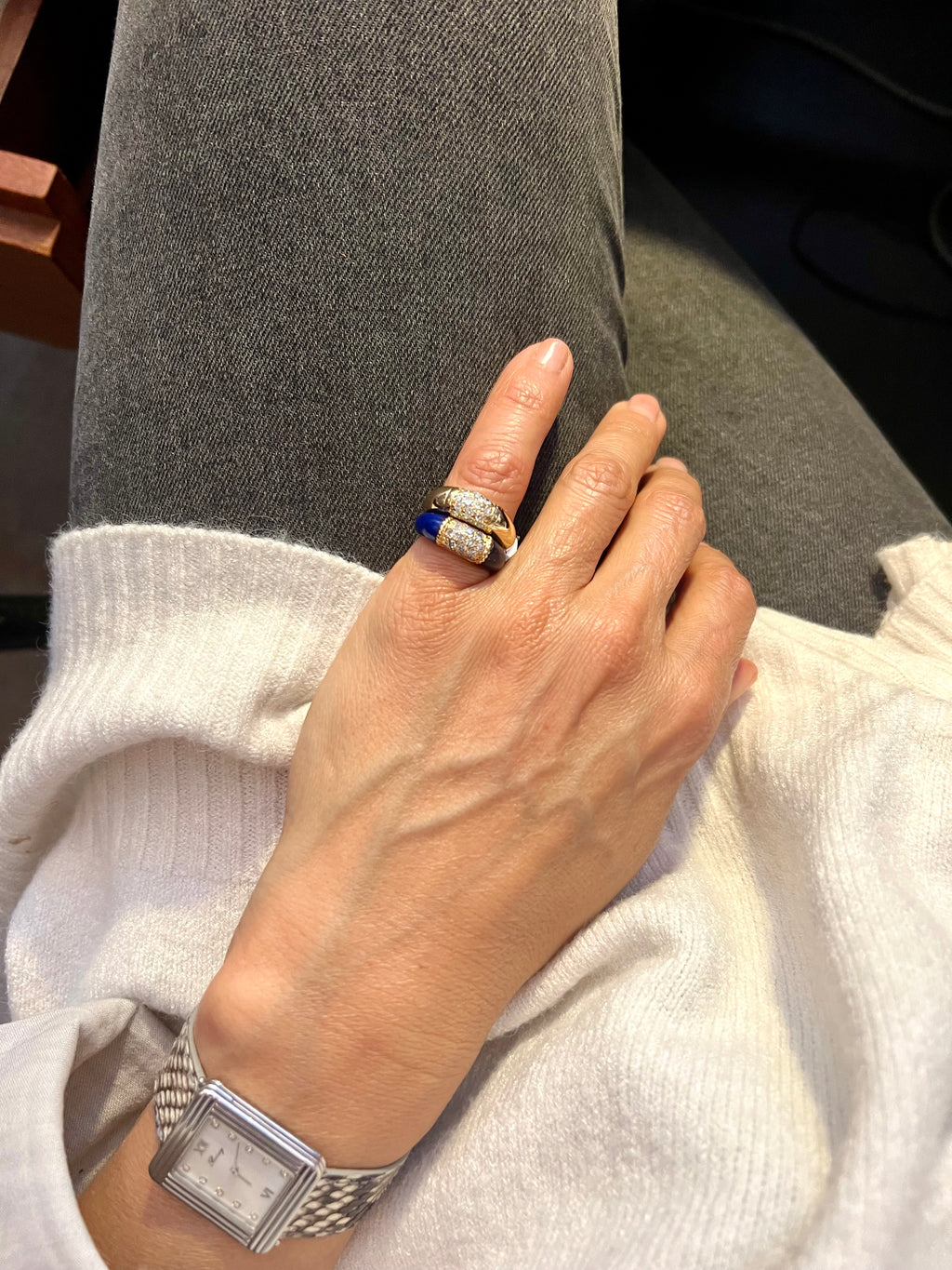 Bague Van Cleef & Arpels, collection Philippine en or jaune et diamants