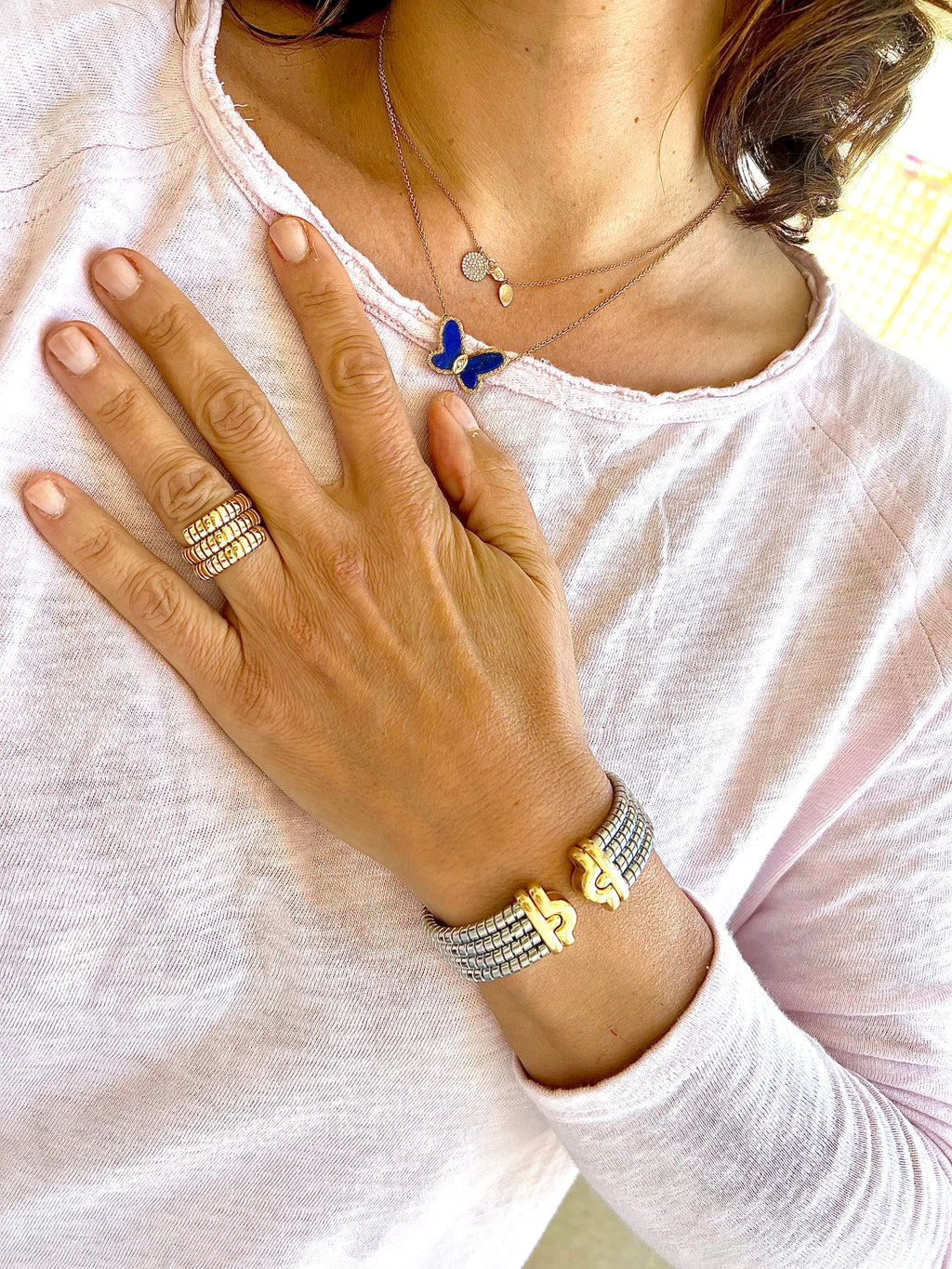 Bague Bvlgari Tubogas en or jaune