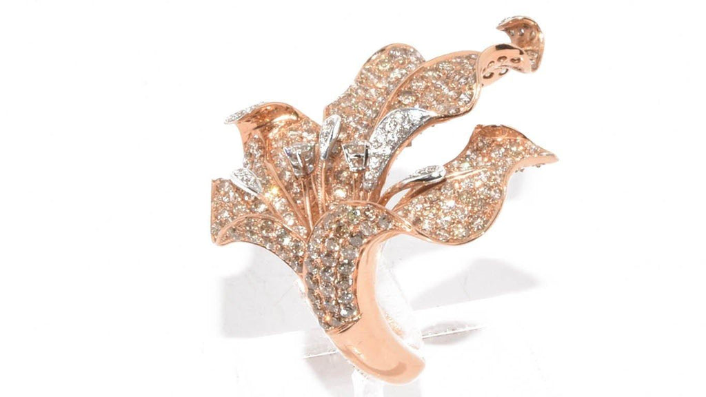 Bague  Fleurs Diamants - adalgyseboutique