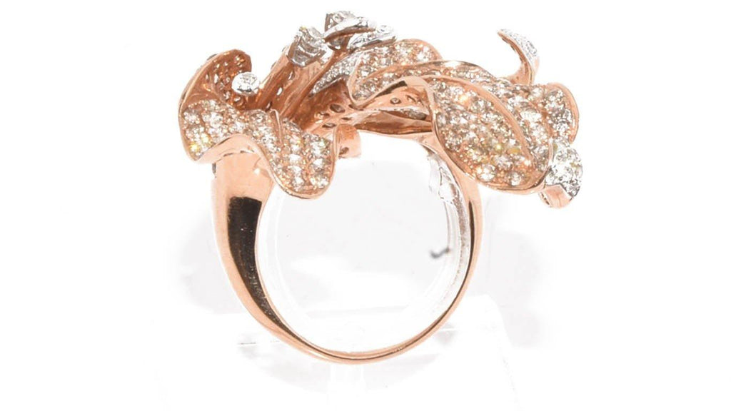 Bague  Fleurs Diamants - adalgyseboutique