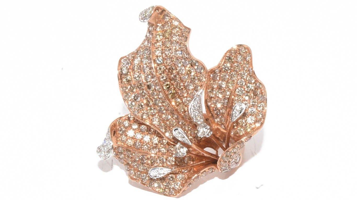 Bague  Fleurs Diamants - adalgyseboutique