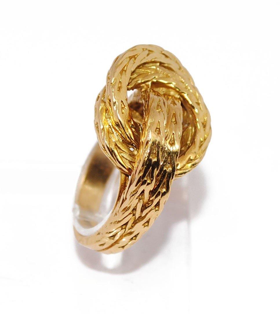 Bague or jaune signé Hermès collection Vendôme - adalgyseboutique