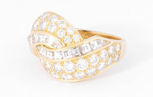 bague or jaune diamant princesse