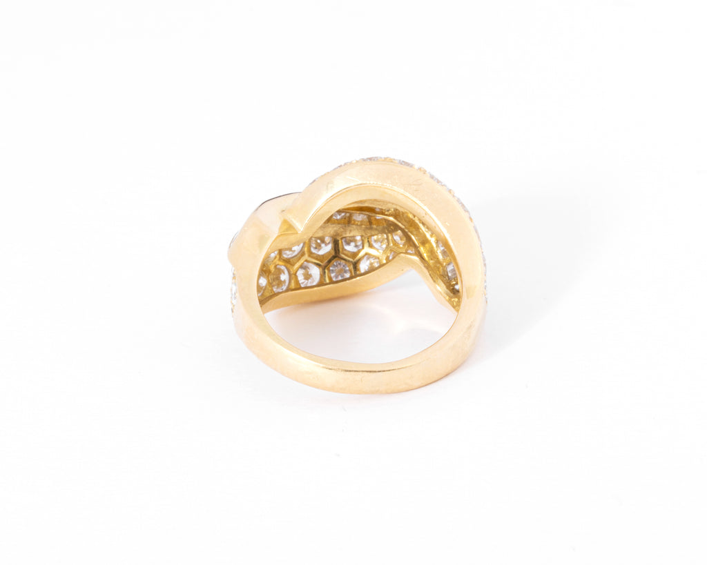 bague or jaune diamant princesse