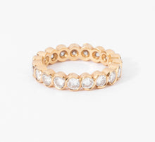 Charger l&#39;image dans la galerie, Alliance en diamants taille brillant or jaune

