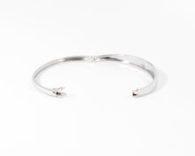 Charger l&#39;image dans la galerie, Bracelet jonc or gris et diamant
