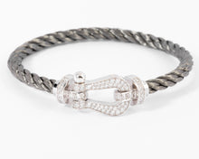 Charger l&#39;image dans la galerie, Bracelet diamant et acier force 10 de Fred GM
