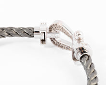 Charger l&#39;image dans la galerie, Bracelet diamant et acier force 10 de Fred GM

