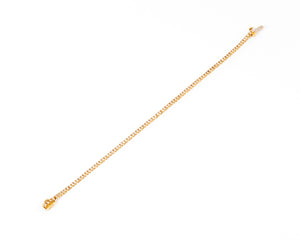 Bracelet riviere en or jaune et diamants