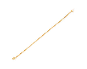 Bracelet riviere en or jaune et diamants