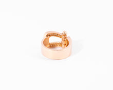 Charger l&#39;image dans la galerie, Bague or rose ,pavée de diamants Fred force 10
