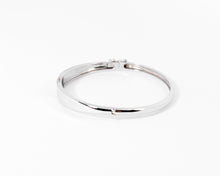 Charger l&#39;image dans la galerie, Bracelet jonc or gris et diamant
