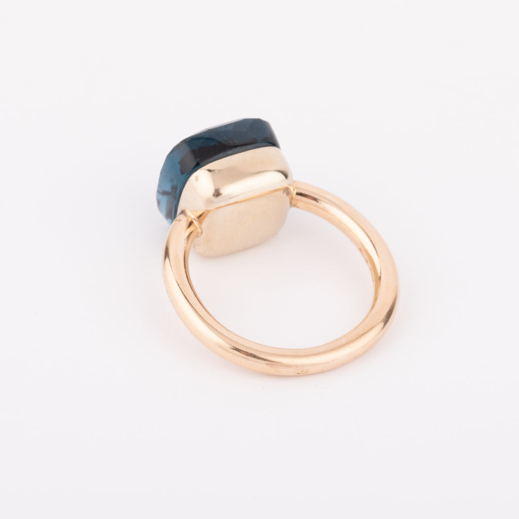 Bague nudo XL en topaze bleue london blue