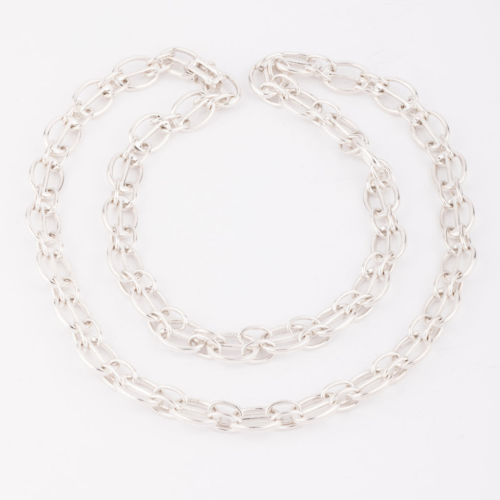 Sautoir Hermès en argent