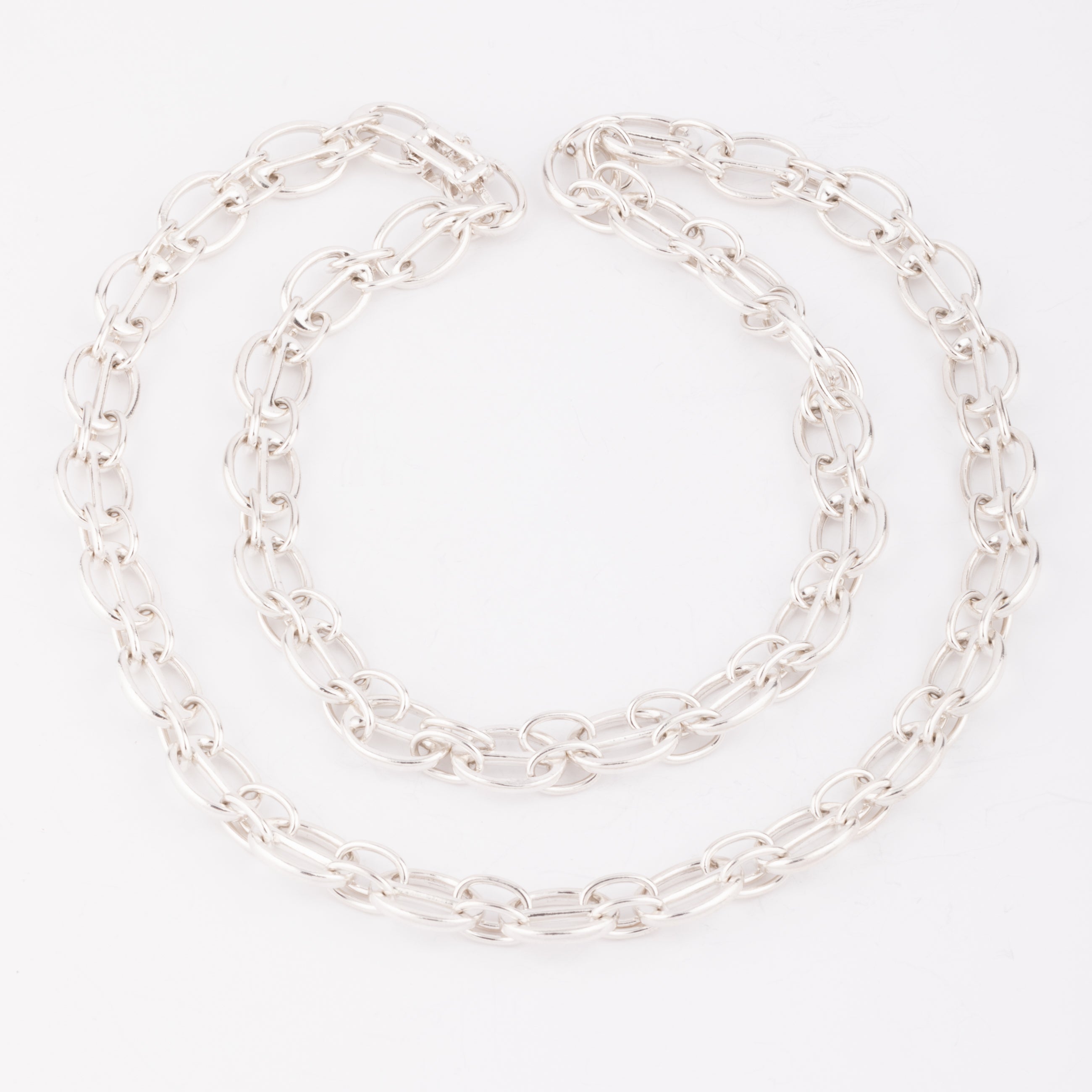 Sautoir Hermès en argent