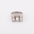 Bague platine et diamant