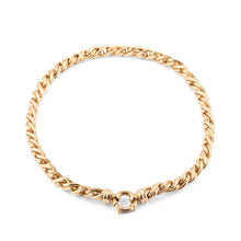 Charger l&#39;image dans la galerie, Collier en or jaune maille jaseron

