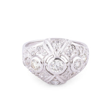 Charger l&#39;image dans la galerie, Bague dôme en platine
