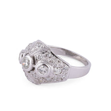 Charger l&#39;image dans la galerie, Bague dôme en platine
