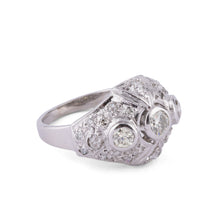 Charger l&#39;image dans la galerie, Bague dôme en platine
