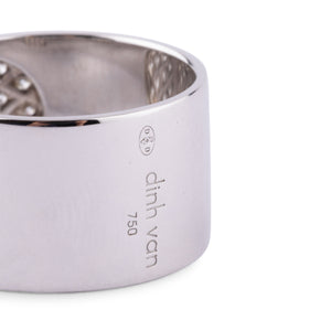 Bague de la Maison Dinh Van,modèle Anthea en or gris