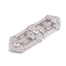 Charger l&#39;image dans la galerie, Broche en platine et diamants

