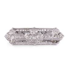 Charger l&#39;image dans la galerie, Broche en platine et diamants
